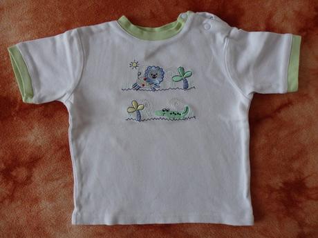 Tričko s krátkým rukávem se lvem a krokodýlem, dimo,86