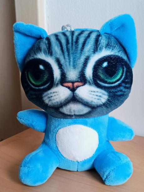 Plyšák kocour / modrá kočka / kočička, 