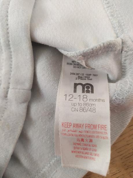 Pyžamo 86, mothercare,86