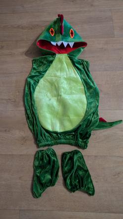 Ka197 karnevalový kostým dinosaura vel. 128/134,
