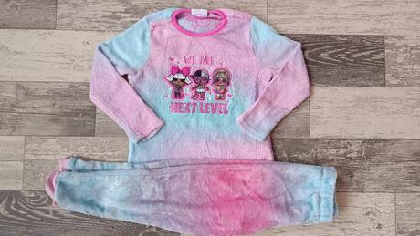 Pyžamo dívčí micro plyš lol, primark,110