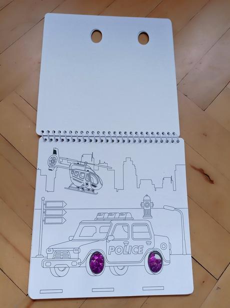 Omalovánky se samolepkami - crealando, 