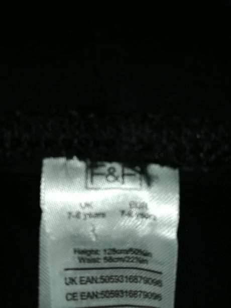 Leginy dívčí krátké, vel. 7-8 let., f&f,122