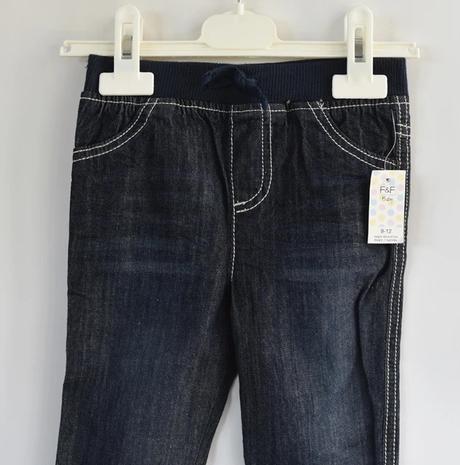 Džíny vel. 9 - 12 m, f&f,80