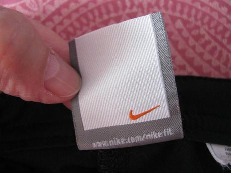 Dámské pružné černé tenké 3/4 šortky nike, nike,m