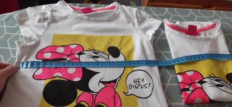 2 x triko minnie, 128