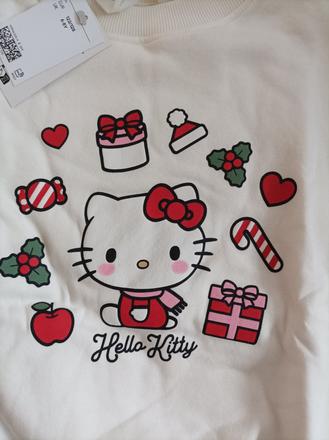 Mikina hello kitty h&m vel.122/128, h&m,122 / 128