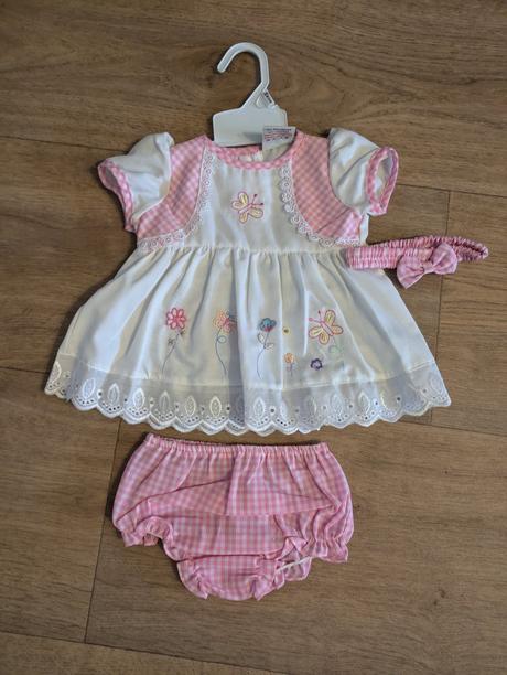 E03 letní šaty, šatičky tk vel. 68, 3 - 6 měs., 68