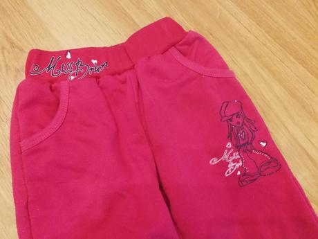 Tepláky malinové-obr. holčička vel. 104, good children,104