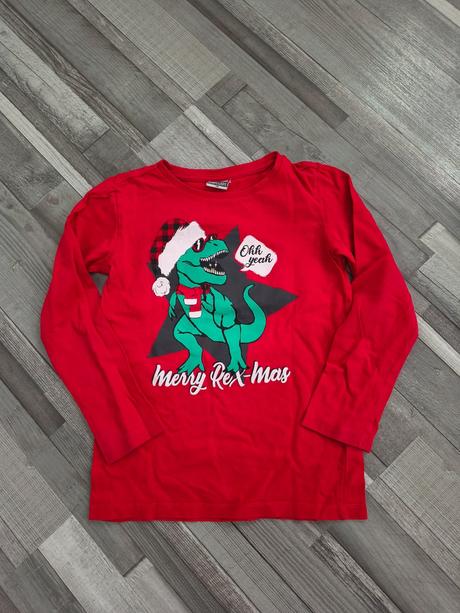 Vánoční tričko a mikina c&a, velikost 128, 128