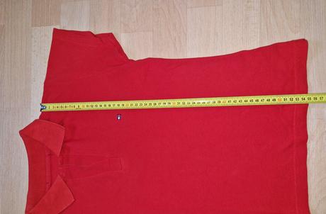 Tričko polo červené tommy hilfiger, m
