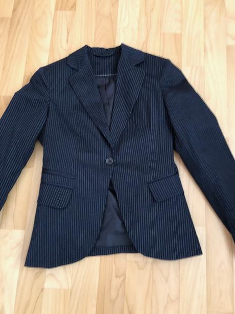 Modré pruhované sáčko, f&f,m