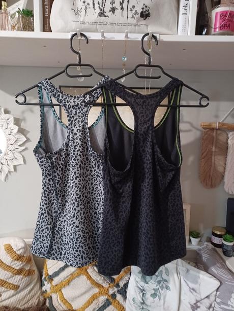 2krát sportovní tílko glamour h&m s/164-170, h&m,164