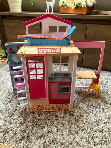 Barbie dům skládací 2v1, 