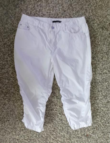 Sněhobílé 3/4 kalhoty - vel.l, l