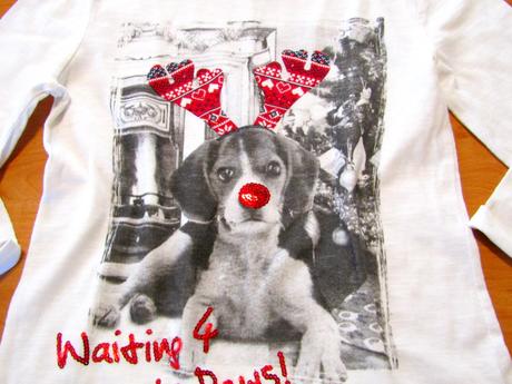 Vánoční triko vel 140-146, f&f,146