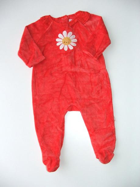 M510 sametkový červený overal vel. 68, dpam (du pareil au meme),68