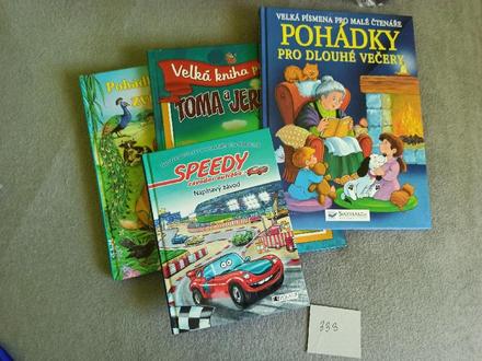 4 knihy pohádek,