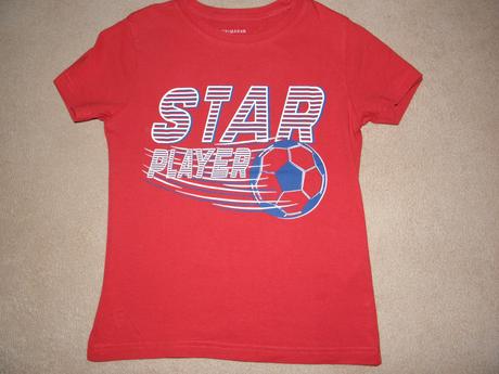 Červené chlapecké tričko zn. primark vel.122, primark,122