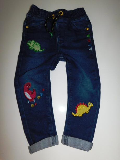 Chlapecké elastické kalhoty-jeggíny, st. bernard,98