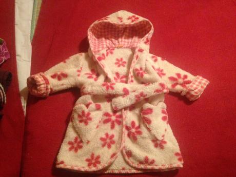 Dívčí župan květiny, mini mode,68