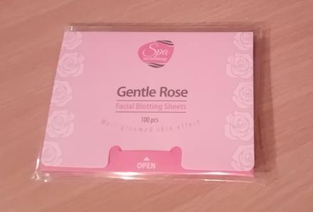 Pleťové matující papírky něžná růže, 