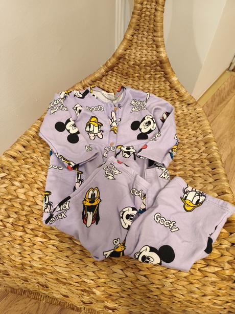 Lila overal disney mickey h&m 86/92, h&m,86
