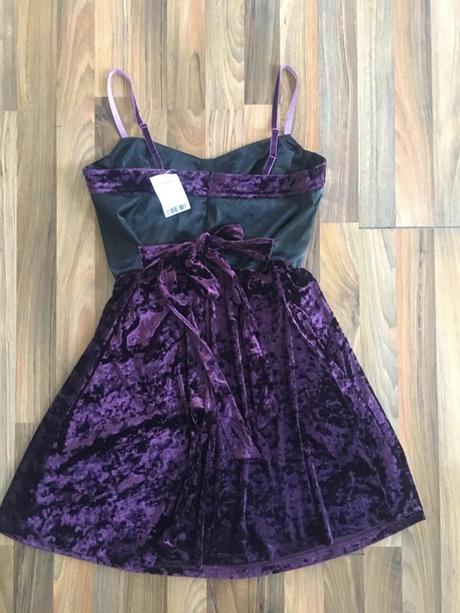 Sametové šaty nové, vel l/xl, next tall, next,l