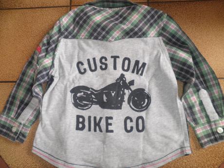 Košile s motorkou na zádech, mothercare,92