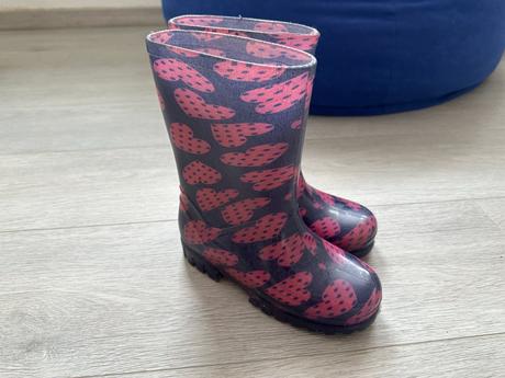 Dívčí fialovo-růžové holínky, vel. 30/31, 30