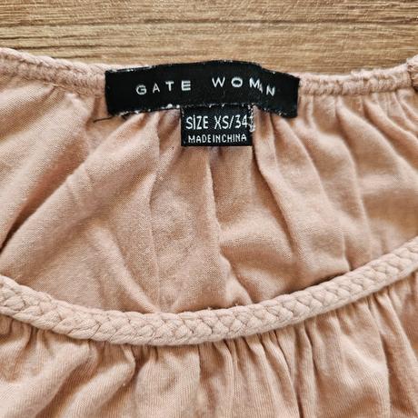 Pudrový top gate vel. xs, gate,xs