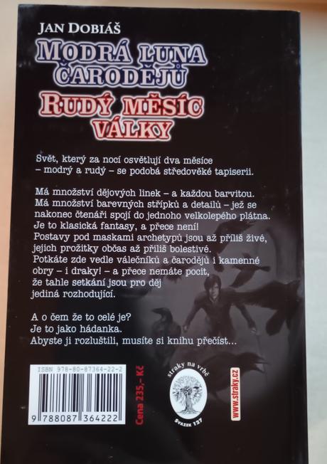 Nová kniha modrá luna čarodějů,rudý měsíc války, 