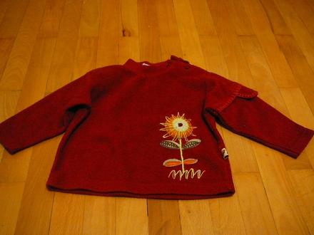 Flísová mikinka, 74