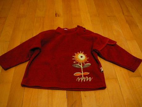 Flísová mikinka, 74