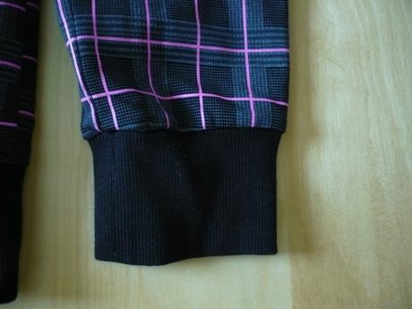 Růžovo-šedá mikina na zip, s kapucí - vel.l, l