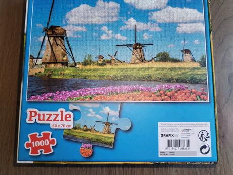 Nové puzzle jaro 1000 dílků, 