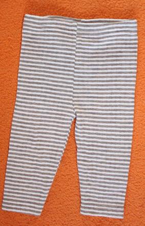 Ad167. pruhované legíny 3-6 měs., 68