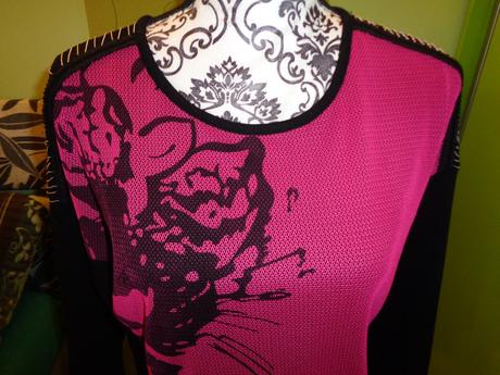 Luxusní černorůžový top, m