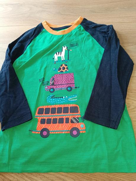 Zelené tričko s autobusem 104 bluezoo, bluezoo,104