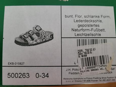 Zdravotní pantofle, 32