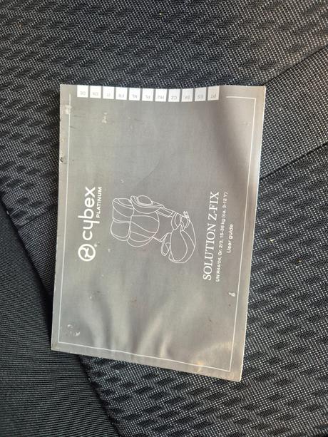 Autosedačka 3-12 let cybex solution z-fix 2019, cybex