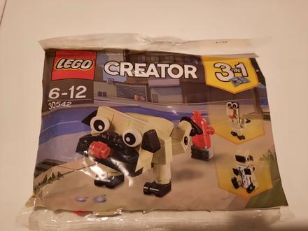 Lego 30542 roztomilý pug 3v1, 