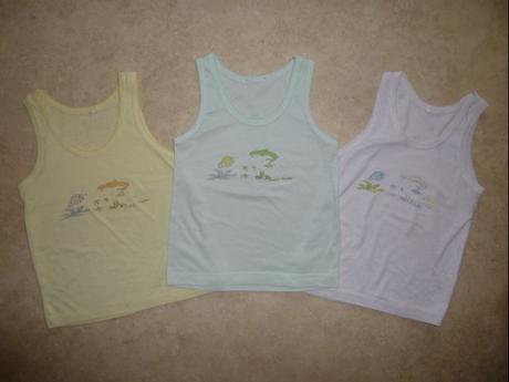 Tílka, vel. 86/92, 3 ks, cena za vše, 86