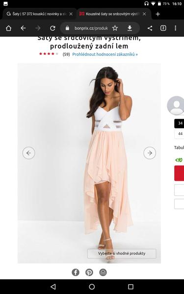 Kde najít dostupné růžové šaty ve velikosti XXL?