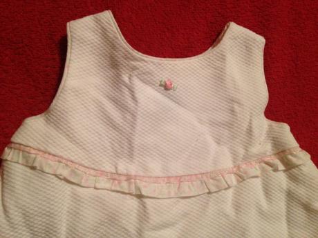 Dívčí slavnostní šaty růžička vel. 56 - 62, 56