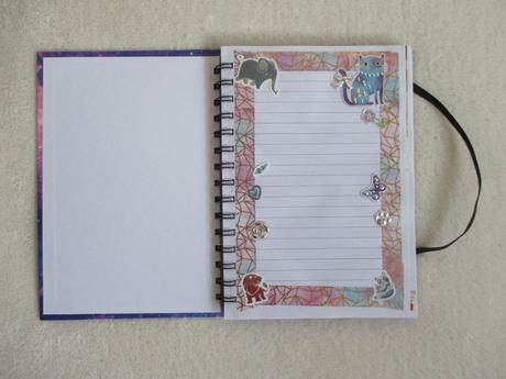 Zápisník na gumu scrapbook,