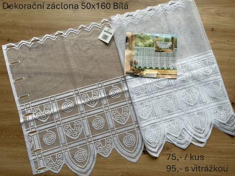 Dekorační záclonky, 