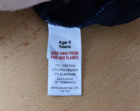 Džíny vel. 6 let, matalan,116