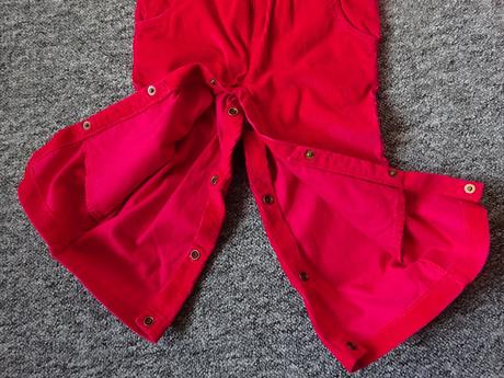 Manšestrové laclové kalhoty, vel. 86, 86