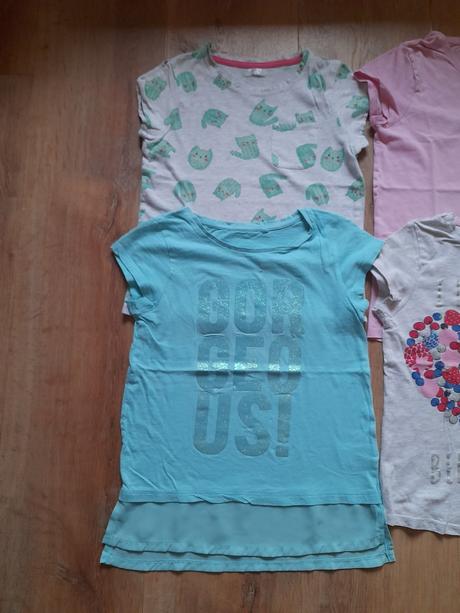 7 x tričko, vel 134/140 ham,tcm, ppco atd, h&m,134